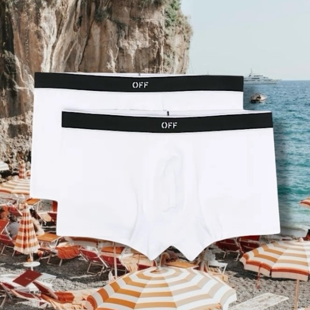 Off-White logo boxers (2 Pack) Size L